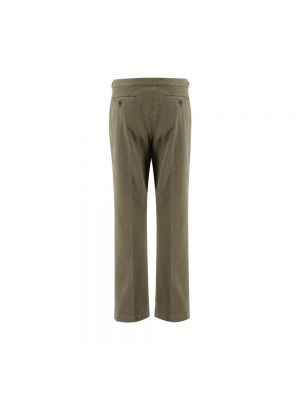 Pantalones chinos de algodón Aspesi verde