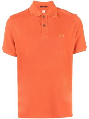 Polo marškinėliai C.p. Company oranžinė