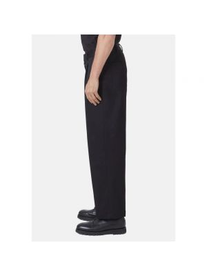 Pantalones con bolsillos plisados Closed negro