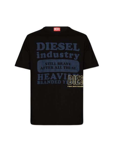 T-shirt Diesel schwarz