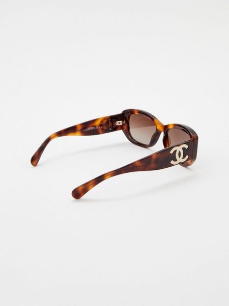 Очки солнцезащитные Chanel коричневые