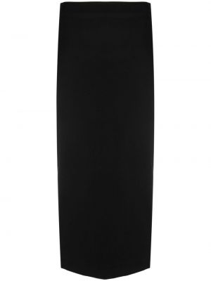 Krepové midi sukně Semicouture černé