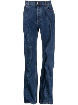 Bavlněné džíny relaxed fit Y/project modré