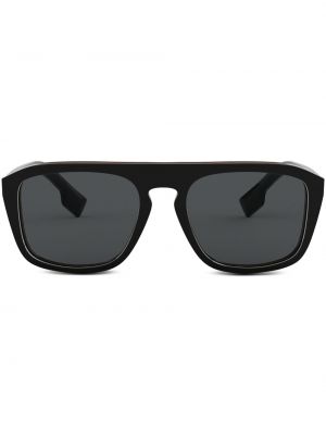 Okulary przeciwsłoneczne oversize Burberry Eyewear czarne