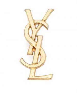 Брошка Saint Laurent Pre-owned златисто