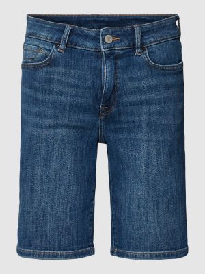 Szorty jeansowe z kieszeniami Esprit niebieskie