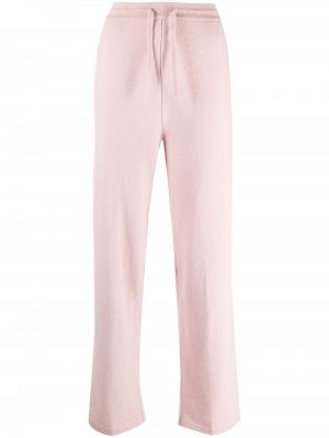 Pantalones rectos de punto Isabel Marant étoile rosa