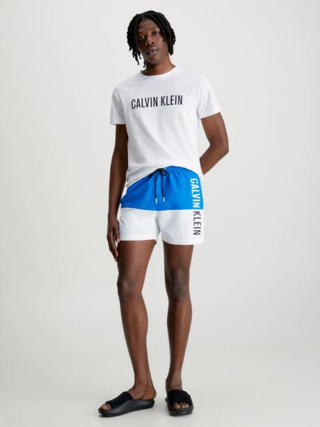 Koszulka z nadrukiem Calvin Klein Underwear biała