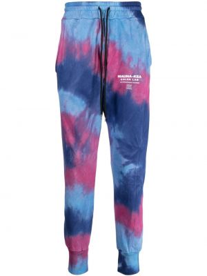 Sportovní kalhoty s potiskem Mauna Kea fialové