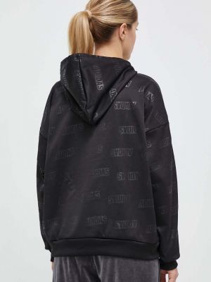 Mikina s kapucí Adidas černá