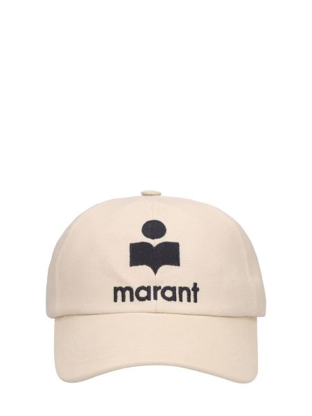 Bomuld broderet cap Marant