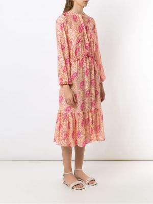 Sukienka z nadrukiem z wzorem paisley Clube Bossa różowa