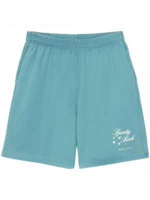 Stern shorts mit print Sporty & Rich blau