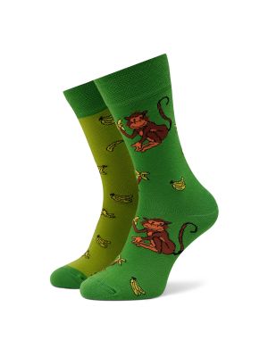 Térdzokni Funny Socks zöld
