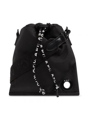Schultertasche mit taschen A.p.c. schwarz