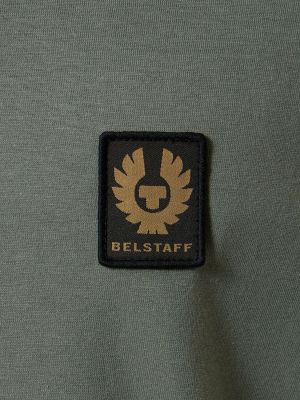 Jersey manga larga de tela jersey Belstaff verde