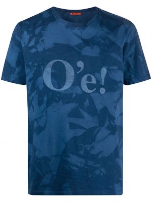 Camiseta con estampado tie dye Barena azul