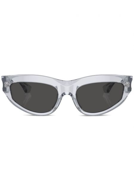 Caurspīdīgs saulesbrilles Burberry Eyewear pelēks
