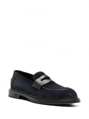 Seemisnahksed loafer-kingad Emporio Armani sinine