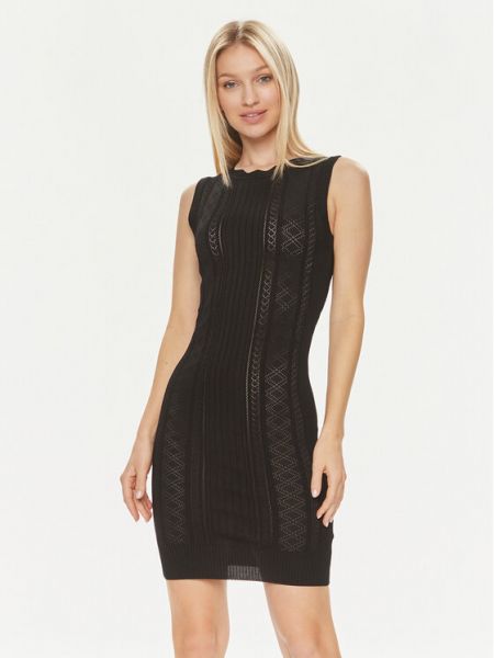 Трикотажное платье Guess черное