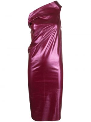 Koktejl obleka Rick Owens roza