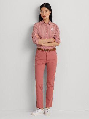 Pantalones chinos Lauren Ralph Lauren rosa