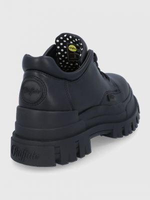 Pantofi oxford cu platformă Buffalo negru