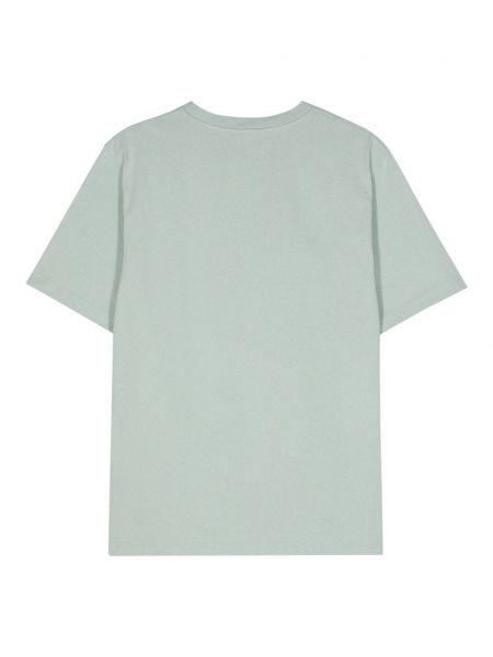 Kokvilnas t-krekls Maison Kitsuné zaļš