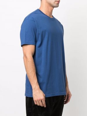 Haftowana koszulka bawełniana Vivienne Westwood niebieska