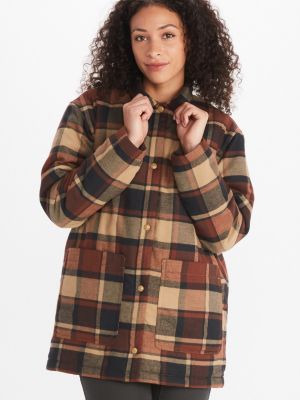 Фланелевое пальто Lanigan Chore — женское Marmot хаки