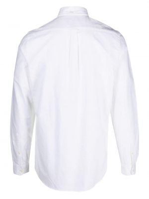 Daunen hemd mit geknöpfter aus baumwoll Deperlu weiß