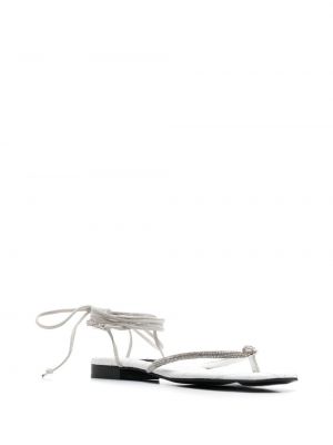 Křišťálové sandály Philipp Plein bílé