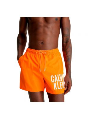 Шорты Calvin Klein оранжевые