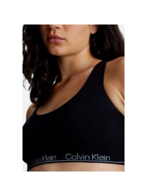 Biustonosz z lyocellu Calvin Klein Jeans czarny