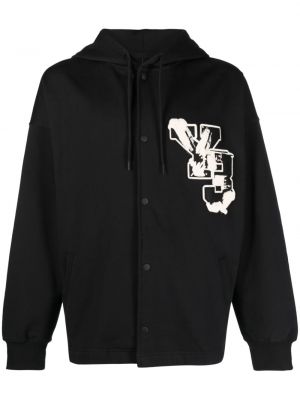 Kokvilnas kapučdžemperis Y-3 melns