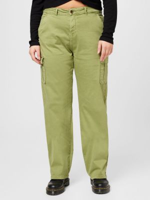 Pantaloni Only Curve verde
