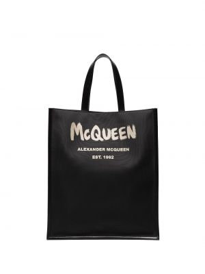 Nakupovalna torba Alexander Mcqueen črna
