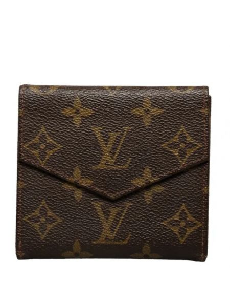 Cartera de cuero retro Louis Vuitton Vintage marrón