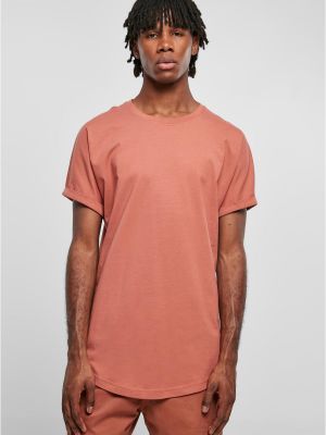 Polo marškinėliai Urban Classics rožinė