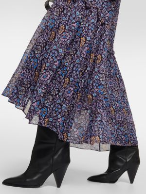 Dlouhé šaty s paisley potiskem Marant Etoile