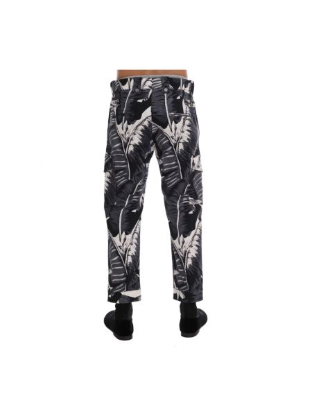 Pantalones chinos con estampado con estampado tropical Dolce & Gabbana