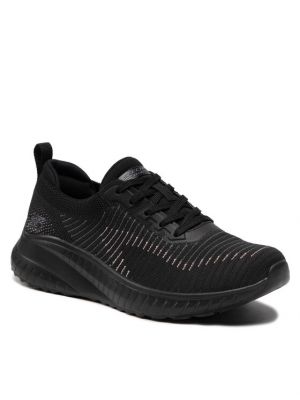 Ниски обувки Skechers черно