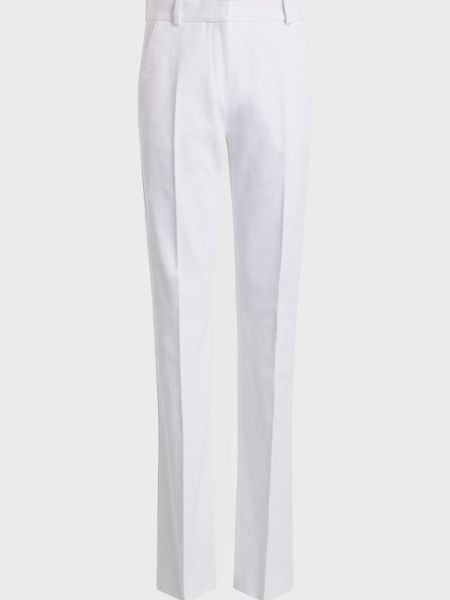 Хлопковые брюки Calvin Klein белые