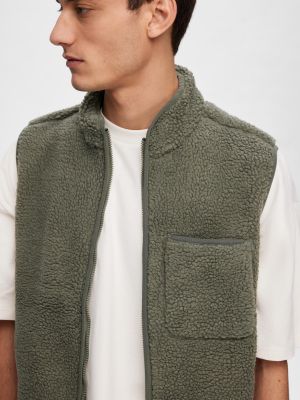 Gilet Selected Homme gris