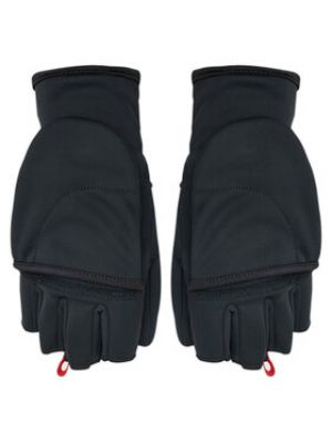 Pletené pletené rukavice z polyesteru Salewa - černá