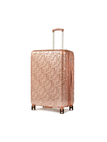 Růžový kufr Elle