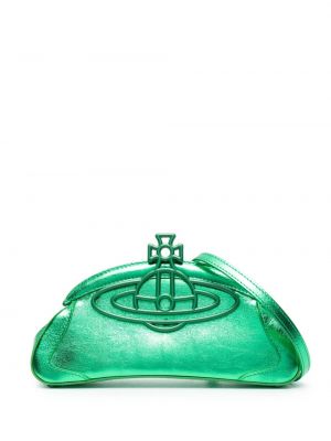 Чанта тип „портмоне“ с кехлибар Vivienne Westwood зелено