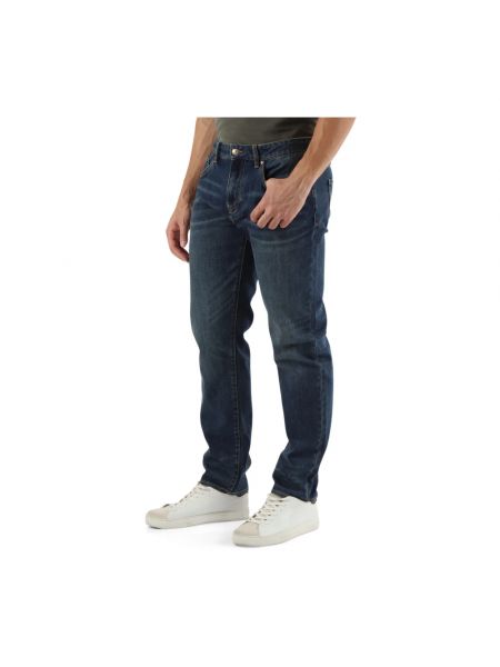 Slim fit skinny jeans mit taschen Armani Exchange blau