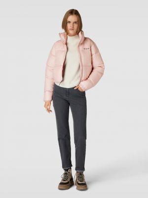 Куртка с воротником стойка Columbia розовая