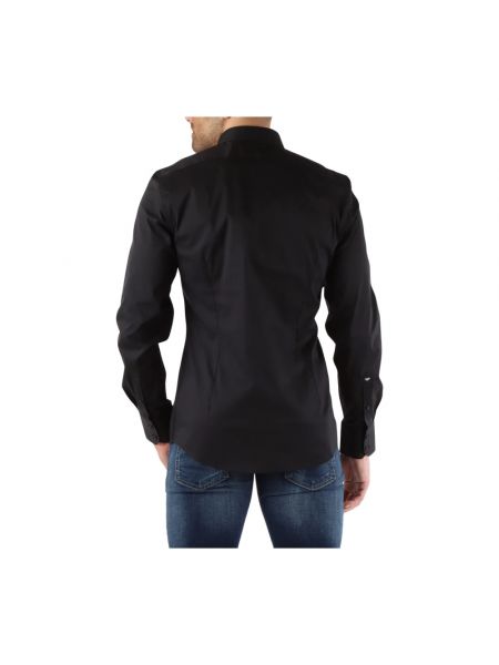 Clásico camisa slim fit de algodón Antony Morato negro